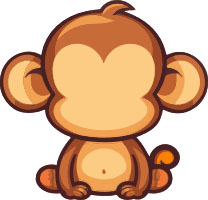 Preview for Cartoon-mokey-illustration-emoji-animal-template-af323