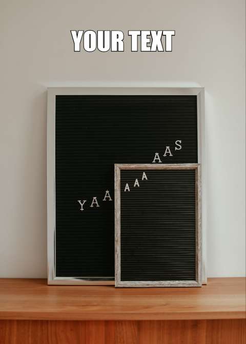 Preview for Custom-letter-boards-decor-meme-classic-template-8a7f8