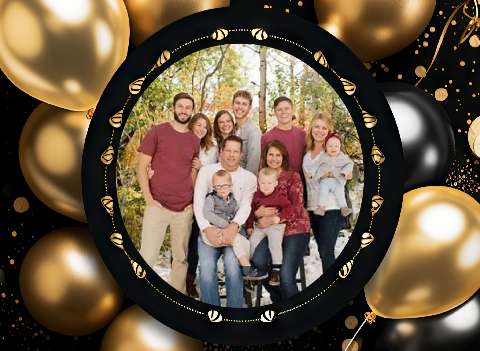 Preview for Family-portrait-gold-balloons-new-year-template-add30