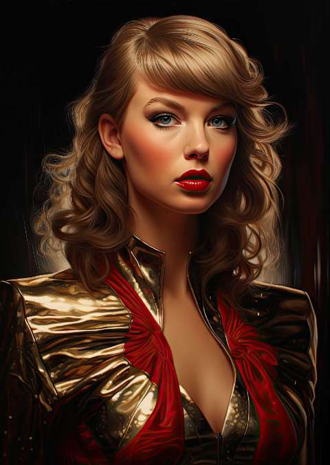 Preview for Taylor-swift-digital-portrait-template-b7e12