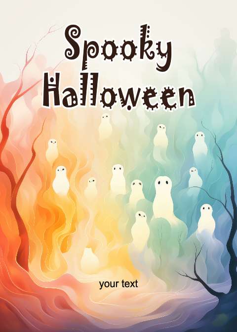 Preview for Spooky-halloween-background-halloween-card-template-1a38e