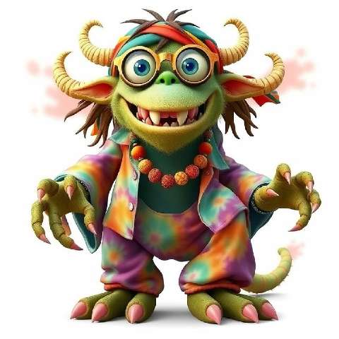 Preview for Groovy-monster-character-design-aimonsterstyle-template-16ee1
