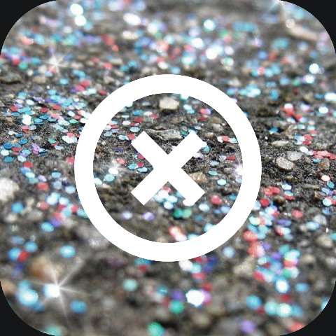 Preview for Glitter-close-button-icon-diamond-icon-template-3596f