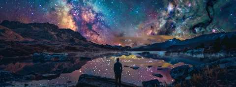 Preview for Stellar Night Landscape Cover Template
