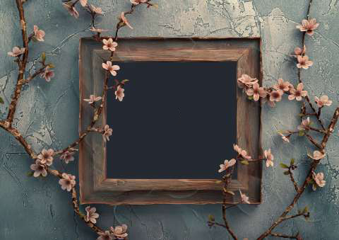 Preview for Floral-frame-mockup-textured-background-mothers-day-template-6ce94