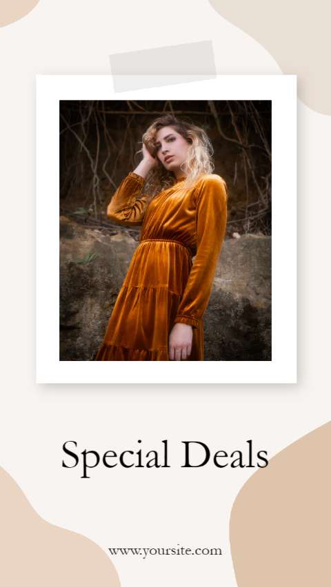 Preview for Velvet-dress-special-deals-photo-story-template-69c31