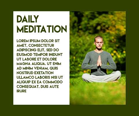 Preview for Daily-meditation-practice-green-template-21e9b