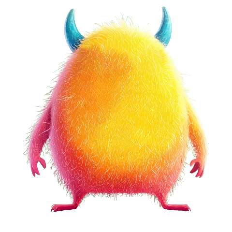 Preview for Colorful-horned-monster-colorful-monster-template-24521