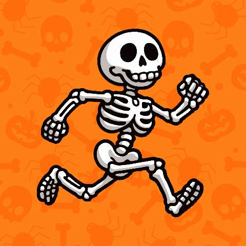 Preview for Halloween-dancing-skeleton-illustration-halloween-post-template-8ae48