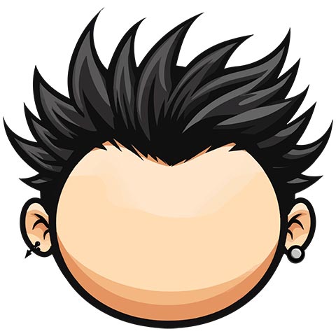Preview for Cartoon-character-head-illustration-emoji-human-template-33715