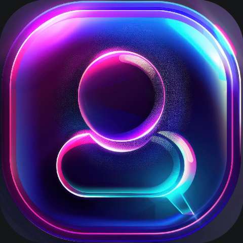 Preview for Neon-app-icon-design-neon-purple-template-1eaf4