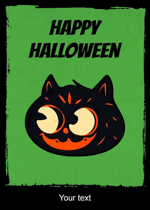 Preview for Happy-halloween-cat-halloween-flyer-template-53617