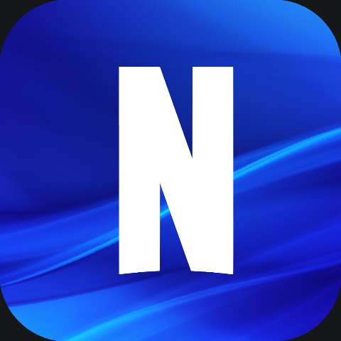 Preview for N-icon-blue-background-netflix-icon-template-0f6ac