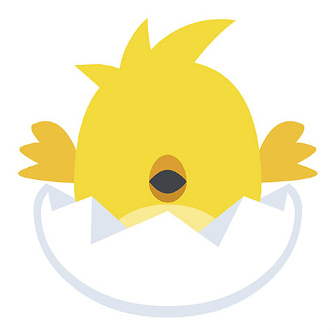 Preview for Yellow-chick-hatching-illustration-emoji-animal-template-41d10