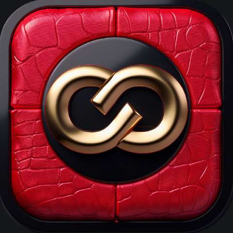 Preview for Luxury Leather Icon Design Template