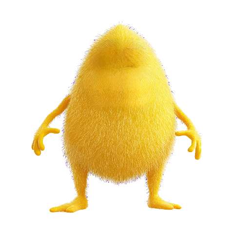 Preview for Yellow-fuzzy-creature-colorful-monster-template-d89f5