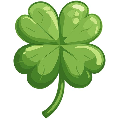 Preview for Four-leaf-clover-illustration-object-emoji-template-53203