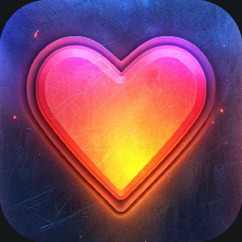 Preview for Glowing-heart-icon-design-love-app-template-dee5e