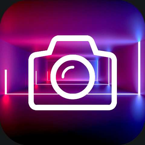 Preview for Neon-camera-icon-design-neon-icon-template-03e21