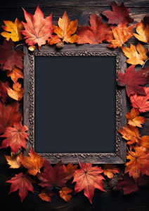 Preview for Autumn-leaves-frame-fall-frame-template-37958