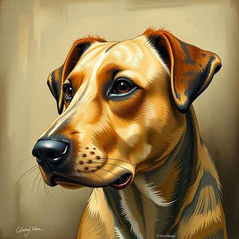 Preview for Digital Dog Art Design Template