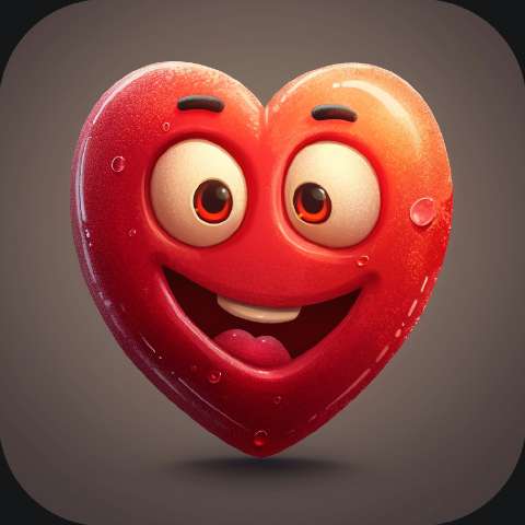 Preview for Smiling-heart-emoji-love-app-template-560cd