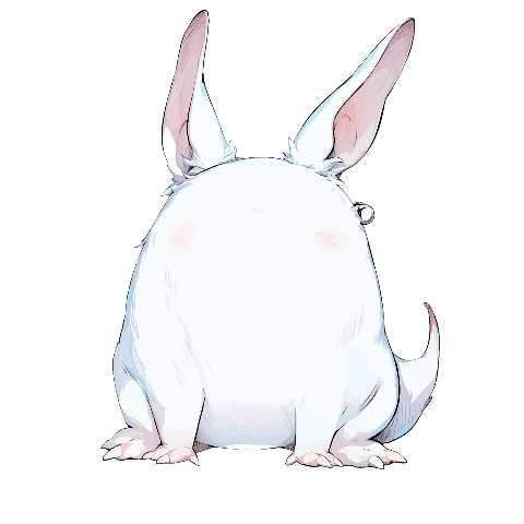Preview for White-rabbit-illustration-character-monster-template-163c4
