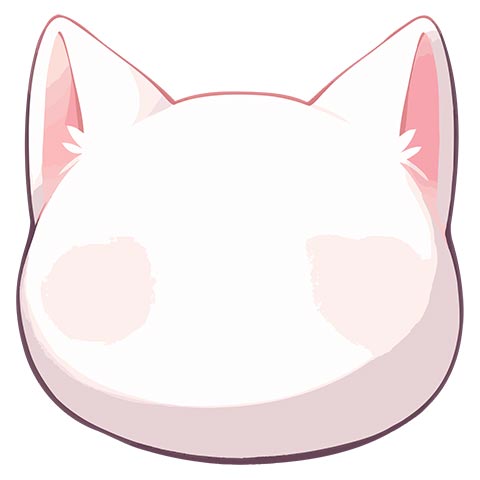 Preview for White-cat-face-illustration-emoji-animal-template-4a0f3