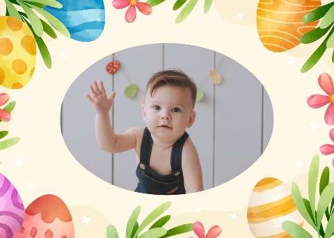 Preview for Easter-baby-waving-template-4e45f