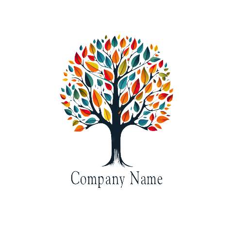 Preview for Vibrant-tree-logo-design-logo-tree-template-9c418