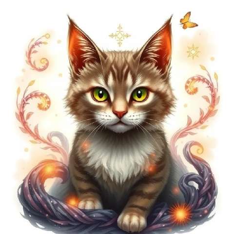 Preview for Mystical-kitten-illustration-aiappiconstyle-template-c2ed4