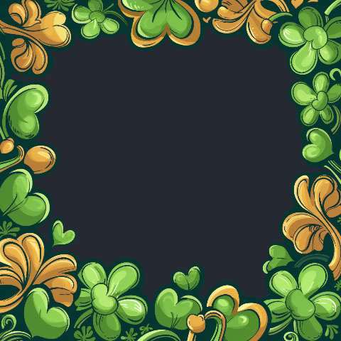 Preview for St-patricks-day-shamrock-frame-template-09d3f