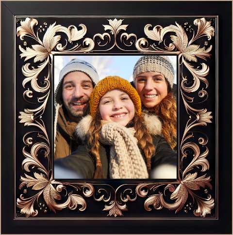 Preview for Ornate-family-photo-frame-new-year-template-20128