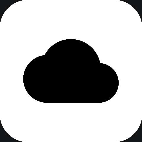 Preview for Simple-cloud-icon-light-icon-template-86e19