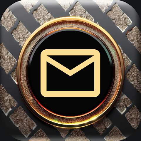 Preview for Gold-email-icon-design-email-app-template-54ac2