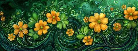 Preview for Floral-pattern-design-st-patricks-template-98340