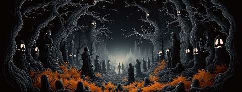 Preview for Mysterious-forest-gathering-halloween-social-template-5d305