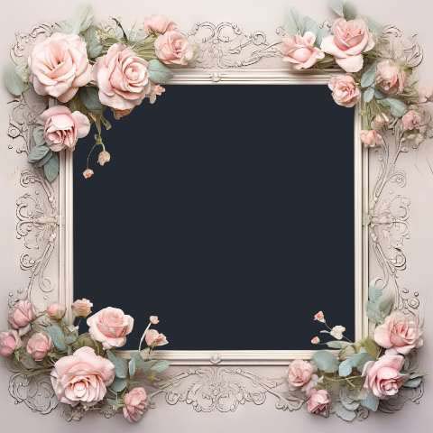 Preview for Floral-frame-template-love-frame-a5a0b