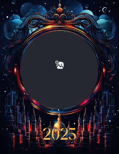 Preview for Futuristic-cityscape-2025-new-year-template-87a72