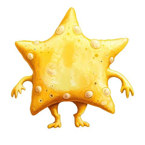 Preview for Cheesy-star-character-whimsical-monster-template-d8a03