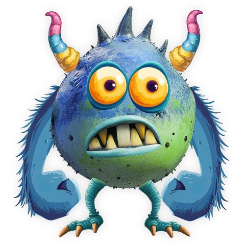 Preview for Colorful Cartoon Monster Template