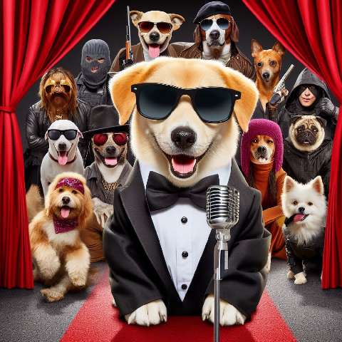Preview for Canine Crooners Design Template