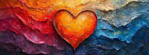 Preview for Vibrant-heart-art-valentines-facebook-template-4c5cf