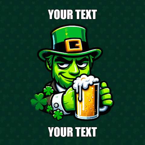 Preview for Lucky-leprechaun-beer-template-stpatmeme-0ddb7