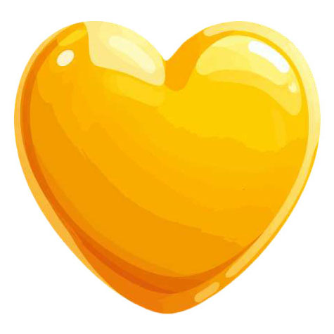 Preview for Golden-heart-icon-heart-emoji-template-8e08d