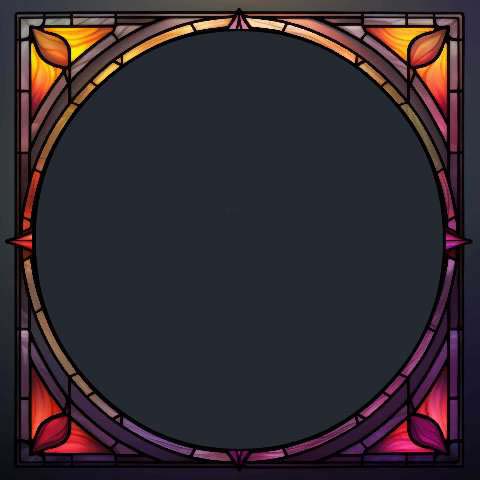 Preview for Stained-glass-frame-template-colorful-frame-813ba