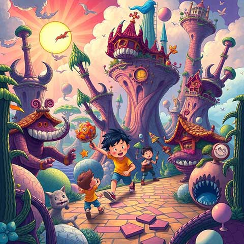 Preview for Fantasy-world-illustration-aicartoon-template-7b20f