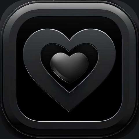 Preview for Black-heart-icon-design-dating-app-template-bcf8f