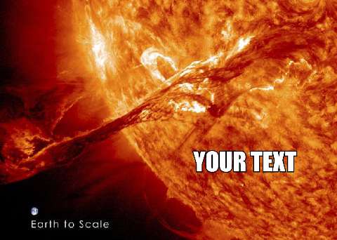 Preview for Solar-flare-eruption-image-summermeme-template-7724f
