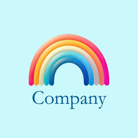 Preview for Company-rainbow-logo-logo-object-template-b0981